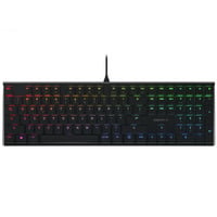 CHERRY MX 10.0N RGB mechanisch toetsenbord Zwart, EU lay-out (QWERTY), Cherry MX Low Profile Speed, RGB, ABS