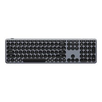 Keychron B5 Pro-K1 toetsenbord Grijs, US lay-out (QWERTY), Scissor switches, 100%, ABS keycaps, 2.4 GHz / Bluetooth / USB