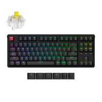 Keychron C3 Pro-H4 RGB mechanisch toetsenbord Zwart, US lay-out (QWERTY), Keychron Super Banana, 80% (TKL), RGB leds, Cherry Double-Shot PBT, hot swap, 8000 Hz