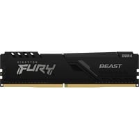 Kingston FURY Beast 16 GB DDR4-3200 (1x 16 GB) werkgeheugen Zwart, KF432C16BB1/16, XMP 2.0