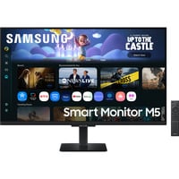 Samsung Smart Monitor M5 S32FM500EU 32" Zwart, 2x HDMI, 2x USB-A, Wi-Fi, BT, Tizen
