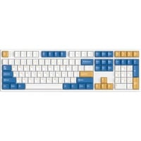 HelloGanss HS108T GC08 RGB mechanisch toetsenbord Wit, US lay-out (QWERTY), Gateron Yellow, 100%, RGB leds, PBT Doubleshot keycaps, hot swap, 2,4 GHz / Bluetooth / USB-C