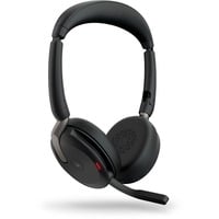 Jabra Evolve2 65 Flex on-ear headset Zwart, Bluetooth, USB-A, USB-C