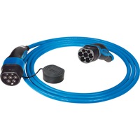 Mennekes Mode 3, Typ 2, 20A, 1PH laadkabel Blauw/zwart, 7,5 meter