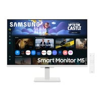 Samsung Smart Monitor M5 S27FM501EU 27" Wit, 2x HDMI, 2x USB-A, Wi-Fi 5