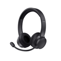 Trust Ayda Draadloze ENC Pc-headset on-ear  Zwart, Bluetooth, noise cancelling microfoon, tot 24 uur batterij