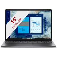 Dell Pro 16 PC16250 16"  laptop Zwart | Core 5 120U | Intel Graphics | 16 GB | 512 GB SSD