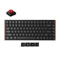 Keychron K3 Ultra 8K Wireless Custom Mechanical Keyboard Zwart, US lay-out (QWERTY), Keychron Milk POM Red, 75%, RGB leds, LSA Double-shot PBT, USB-C | 2.4 GHz | Bluetooth 5.2