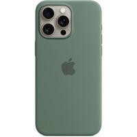 Apple Siliconenhoesje met MagSafe voor iPhone 15 Pro Max telefoonhoesje Donkergroen