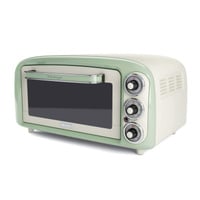 Ariete Vintage elektrische oven 0979/04 mini bakoven Groen, 18 liter