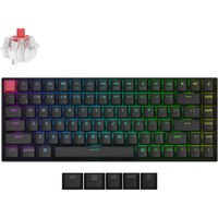 Keychron K2 QMK-B1 RGB mechanisch toetsenbord Zwart, US lay-out (QWERTY), Keychron Super Red, 75%, RGB leds, Cherry double-shot PBT, Bluetooth 5.2 | USB-C