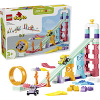 LEGO DUPLO - 3-in-1 creatieve hellingen met voertuigen Constructiespeelgoed 10478