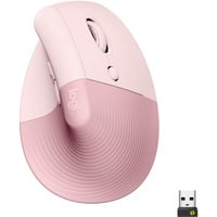 Logitech Lift Vertical Ergonomische Muis Roze, Bluetooth, 4000 DPI