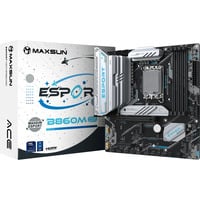 MAXSUN MS-eSport B860M WIFI ACE socket 1851 moederbord Zwart, RAID, 2.5 Gb-LAN, WLAN, BT, Sound, µATX
