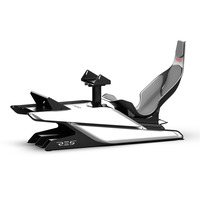 Res-Tech X1 Cockpit racingsimulator Zwart/hoogglans wit