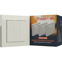 heat it Z-push Wall Controller RAL9010 schakelaar Wit