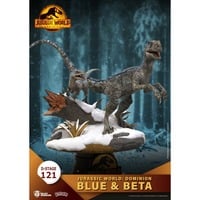 Beast Kingdom Jurassic World: Dominion - Blue and Beta PVC Diorama decoratie 