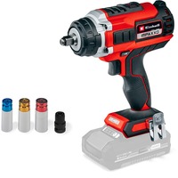 EINHELL Accu Slagschroefmachine IMPAXXO 18/400 slagmoersleutel Rood/zwart, Accu en lader niet inbegrepen