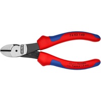 KNIPEX Kracht-zijsnijtang 74 02 140 kniptang Rood