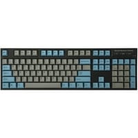 Leopold FC900RBTC/EGBPD, gaming toetsenbord Grijs/blauw, US lay-out, Cherry MX Blue, Fullsize, PBT Double Shot, Bluetooth 5.1