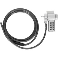 Targus DEFCON Ultimate Universal Serialised Combination Cable Lock with Slimline Adaptable Lock Head diefstalbeveiliging 