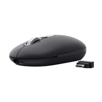 Trust Seron Draadloze Muis Slank Hyperscrollwiel Zwart, 1000-3200 Dpi, 2.4GHz, Bluetooth