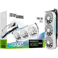 ZOTAC GeForce RTX 4080 SUPER Trinity OC White Edition 16GB grafische kaart Wit, 3x DisplayPort, 1x HDMI 2.1
