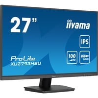 iiyama ProLite XU2793HSU-B6 27" monitor Zwart (mat), HDMI, DisplayPort, USB, Audio