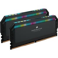 Corsair 64 GB DDR5-6800 Kit werkgeheugen Zwart, CMT64GX5M2B6800C40, Dominator Platinum