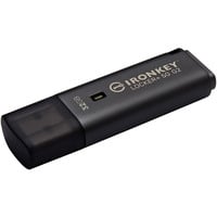 Kingston IronKey Locker+ 50 G2 USB Flash Drive 32 GB usb-stick Antraciet, USB-A 3.2 Gen 1