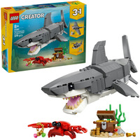 LEGO Creator 3-in-1 - Woeste haai met schatkist Constructiespeelgoed 31381
