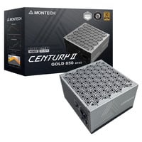 Montech Century II 850W voeding Zilver, 4x PCIe, 1x 12V-2x6, Kabelmanagement