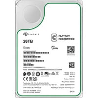 Seagate Exos 26 TB Refurbished harde schijf SATA 6 Gb/s, 3,5"