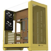 Thermaltake View 390 Air Butter Caramel midi tower behuizing Geel | 2x USB-A | 1x USB-C | Tempered Glass