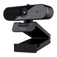 Trust Trust Taxon - QHD Webcam Zwart, Autofocus | dubbele microfoon | privacyfilter
