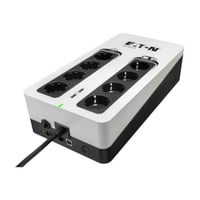 Eaton Power Quality 3S Gen2 (3S850D) ups Wit/zwart, 8x Schuko, 850VA, 2 USB opladers, 1 USB datapoort