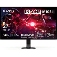 Sony INZONE M10S II 26.5" gaming monitor Zwart, 121x DisplayPort, 2x HDMI, 3x USB-A, 540 Hz / 720 Hz