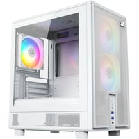 XYZ PC Gear Atom midi tower behuizing Wit | 2x USB-A | 1x USB-C | Tempered Glass