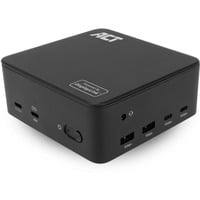 ACT Connectivity Universeel USB-C Dockingstation 4K Zwart