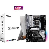 ASRock B650 PRO RS socket AM5 moederbord Wit/zwart, RAID, 2.5 Gb-LAN, Sound, ATX