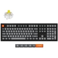 Keychron K10 Max-B4 RGB mechanisch toetsenbord Zwart, US lay-out (QWERTY), Keychron Super Banana, 100%, RGB leds, OSA Double-shot PBT, USB-C | 2.4 GHz | Bluetooth 5.1