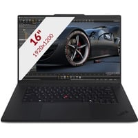 Lenovo ThinkPad P1 Gen 7 (21KV001UMH) 16" laptop Zwart | Core Ultra 7 165H | Arc Graphics | 32 GB | 1 TB SSD
