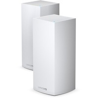 Linksys Velop Multiroom Intelligent Mesh (AX5300) WiFi 6-systeem 2-pack router Wit