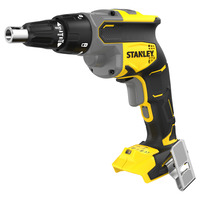 Stanley BRUSHLESS 18V V20 gipsplaatschroevendraaier solo schroeftol Zwart/geel, Accu en oplader niet inbegrepen