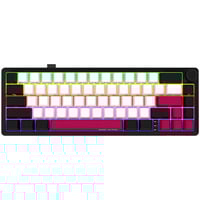 LORGAR KBP70MW, gaming toetsenbord Zwart, US lay-out, 65%, RGB, Hot-swappable, PBT Double-shot, Bluetooth / 2.4GHz / USB