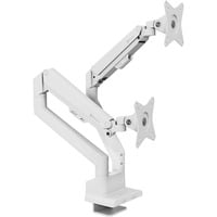 Arozzi Alzare Neo Duo - Gas Spring Monitor Arm - White monitorarm Wit