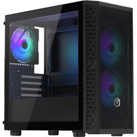 ENDORFY Signum M30 ARGB mini tower behuizing Zwart | 2x USB-A | 1x USB-C | RGB | Tempered Glass