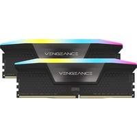 Corsair Vengeance RGB 32 GB DDR5-6000 (2x 16 GB) werkgeheugen Zwart, CMH32GX5M2B6000C38, XMP 3.0