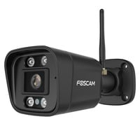 Foscam V8P, 4K/8MP dual-band WiFi beveiligingscamera Zwart, met geluid- en lichtalarm