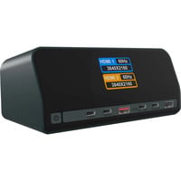 ICY BOX Heart Dock 2300 Dual 4K Display + LCD dockingstation Zwart